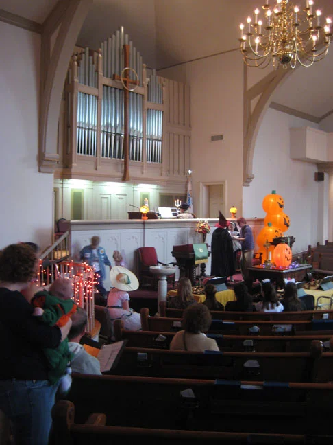 Dr. David K. Lamb performing during the event.