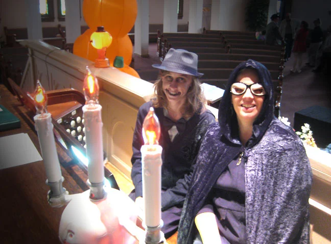 Theresa Bauer, chapter Dean with Devon Clifton.